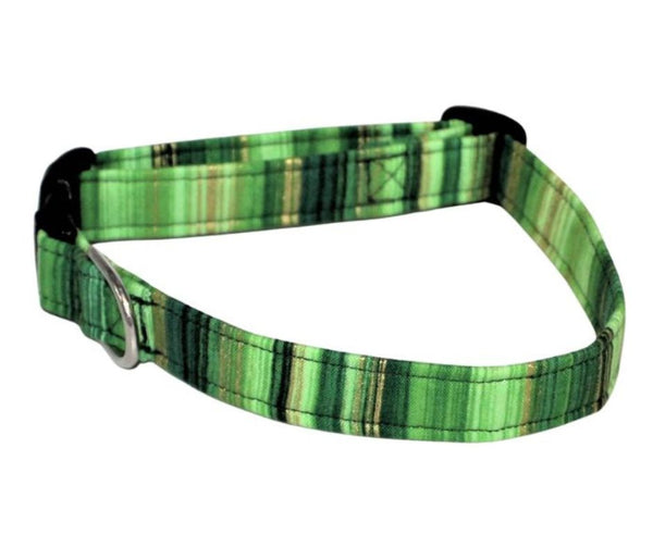Green and Gold Dog Collar
