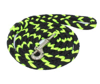 Neon Green and Black Paracord Dog Leash/Lead