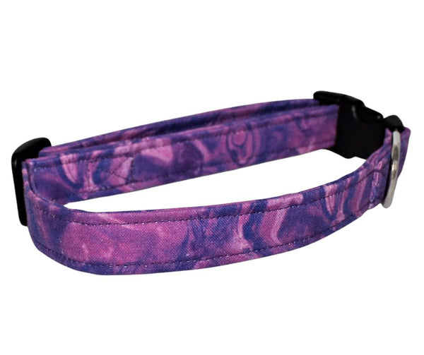 Marbled Purple Dog Collar