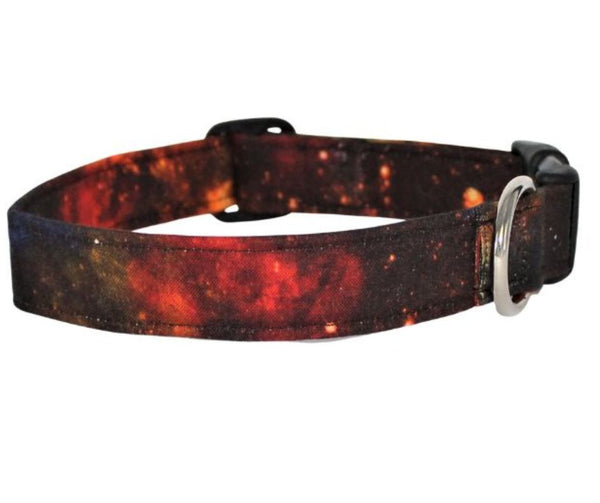 Solar Nebula Fabric Dog Collar