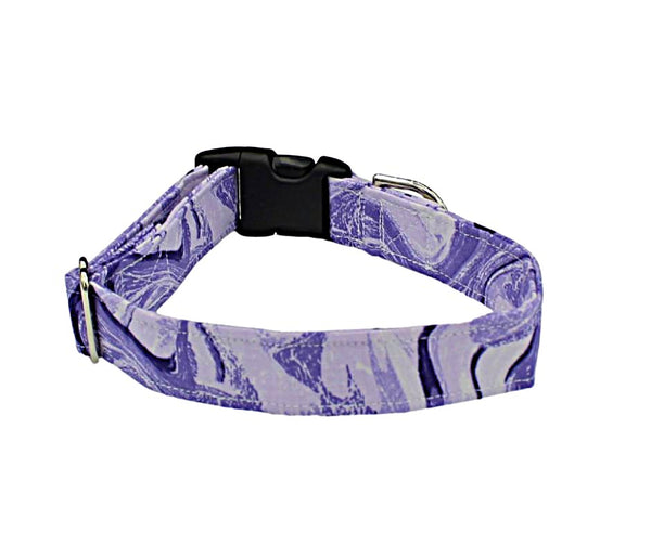 Marbled Purple Dog Collar