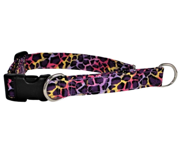 Pink and Purple Cheetah Print Limited Slip Collar