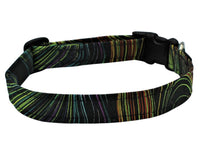Multi-Colored Lines Dog Collar