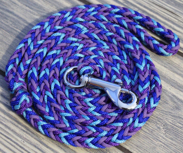 Hawaii Blue Paracord Dog Leash by The Dog Ladies