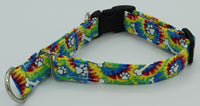 Tye Dye and Paws Limited Slip Collar by The Leash Ladies