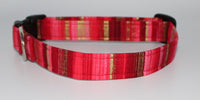 Red and Gold Dog Collar